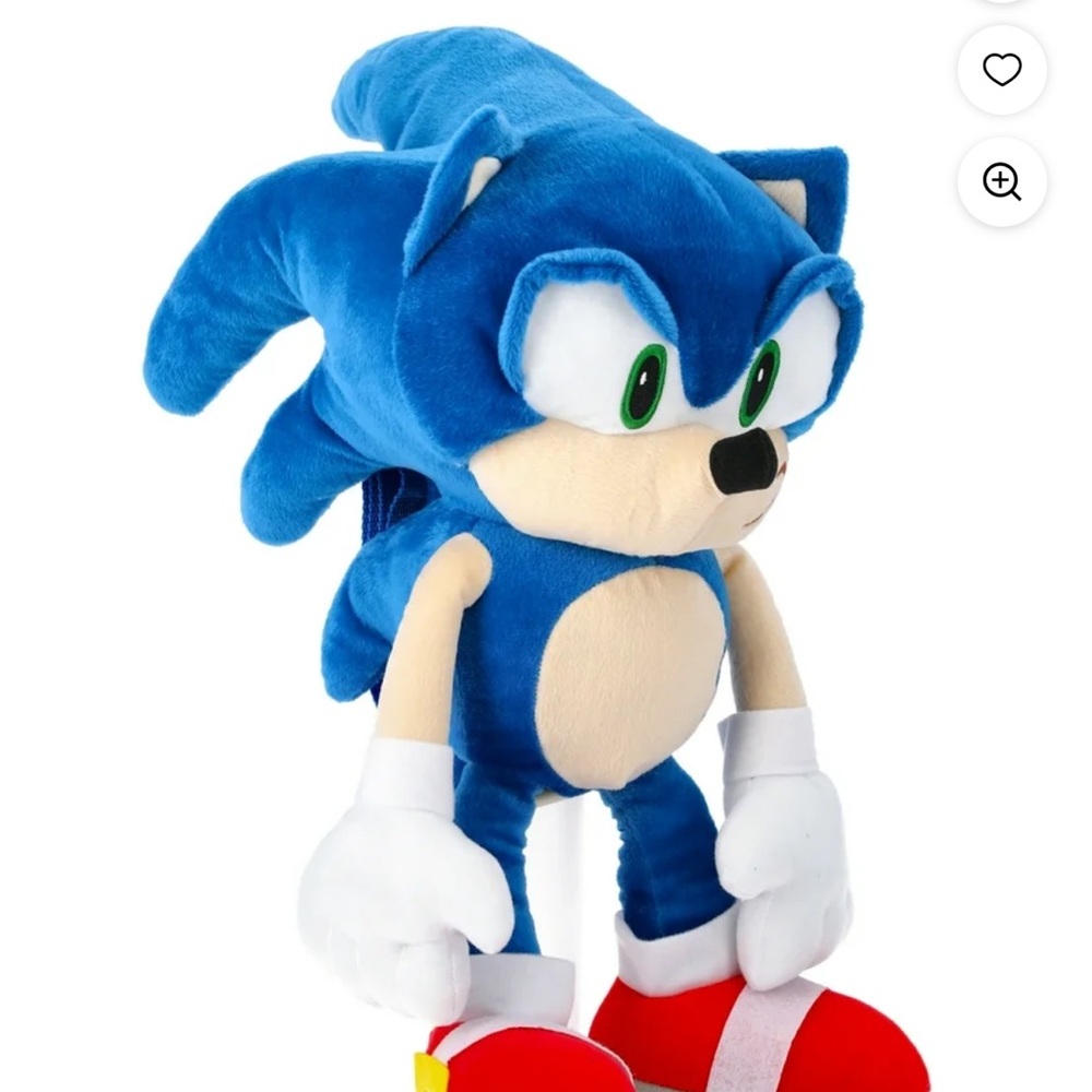 Sonic plush backpack - Picture 5 of 5